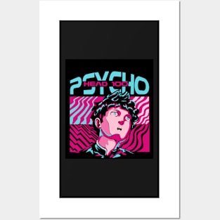 Psycho Head Posters and Art